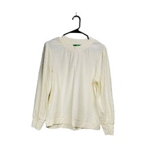 Dip Sweatshirt Womens Large Pullover Long Sleeve Round Neck Cotten Blend - £12.78 GBP