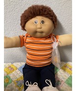 VTG Cabbage Patch Kid JESMAR Boy Auburn Fuzzy Hair Brown Eyes Freckles H... - €386,23 EUR