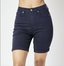 Judy Blue tummy control bermuda shorts in Navy - size S - $34.65