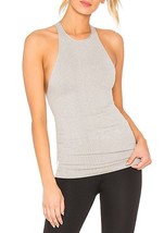 Free People Womens Top Heart Is Racing Activewear Slim Grey Size Xs OB738514 - £29.23 GBP