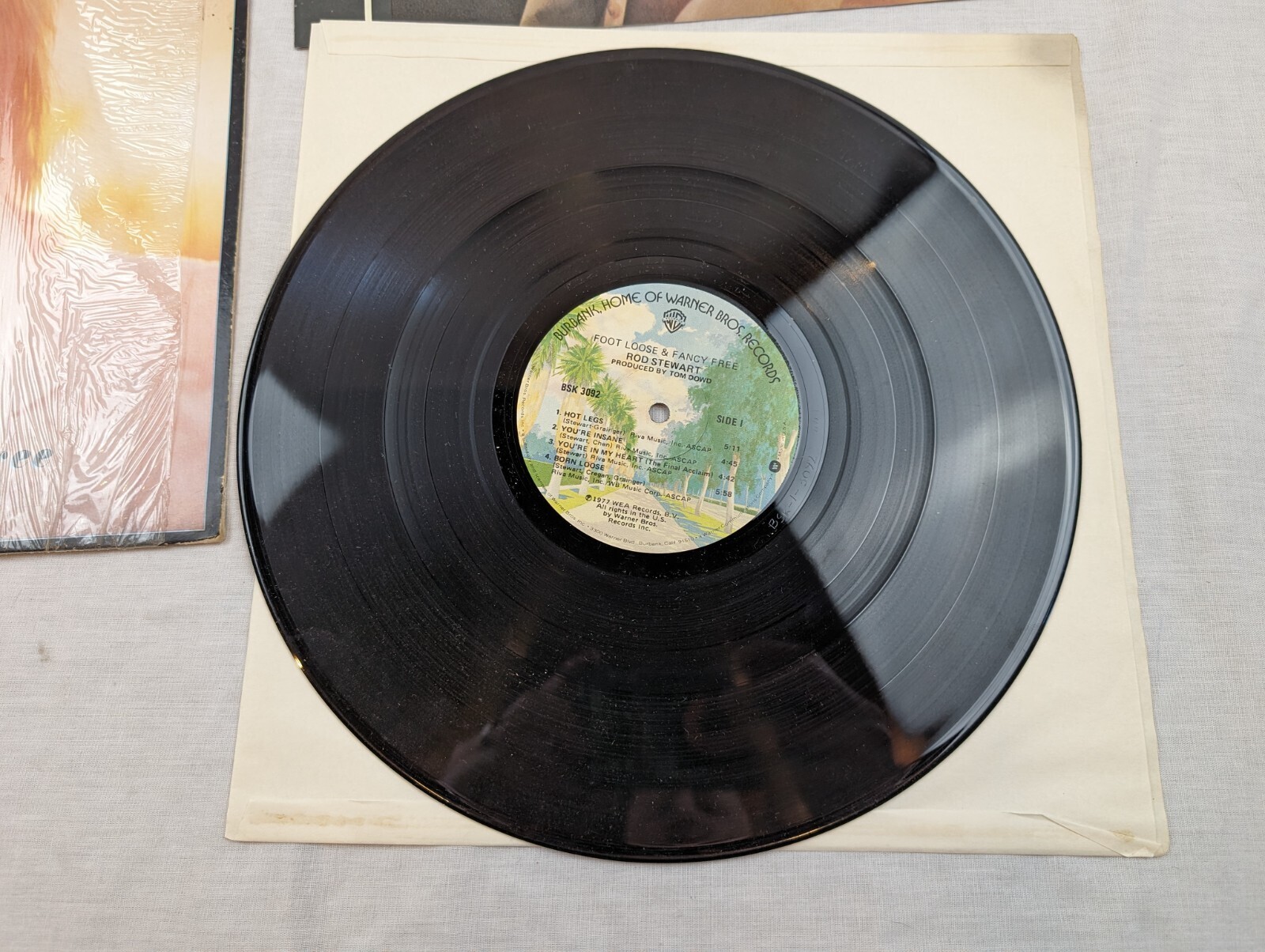 Rod Stewart Foot Loose & Fancy Free LP 1977 Warner Bros BSK-3092 w/ SHRINK Item image 4