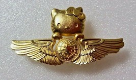 Hello Kitty EVA AIR Nakayoshi Jet Collaboration Pin Badge Limited Super ... - $64.17