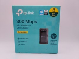 TP-Link TL-WN823N N300Mbps Mini USB Wireless WiFi Network Adapter for PC - £10.25 GBP