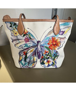 Brighton Purse Butterfly Print W/ Embroidery In Design “Never Hide Your ... - $5,131.89 MXN