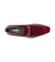 Stacy Adams Sprague Moc Toe Bit Slip On Shoes Burgundy 25732-601 image 5