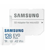 2pcs-Samsung Evo plus 128GB microSD SDXC U3 class 10 A2 memory card 130MB - £33.15 GBP