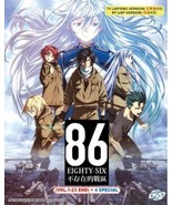 86 Eighty Six Part 1+2 Vol. 1-23 END + 4 Special DVD [Anime] [English Dub] - $25.99