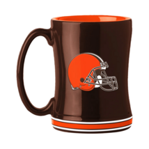 Cleveland Browns Coffee Mug 14oz Sculpted Relief Team Color - $54.99