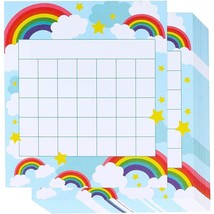 60Pc Colorful Rainbow Desk Incentive Chart For Classroom, 5.25 X 6&quot; - £14.38 GBP