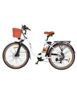DYU-26 C6 Pro Electric Bike for Adults, Bike with 250W Motor, 15.6 Ah Ba... - $978.60