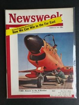 Newsweek Magazine March 23 1953 F-86D Sabre Jet A-Bomb Anwser General Spaatz 423 - £15.77 GBP