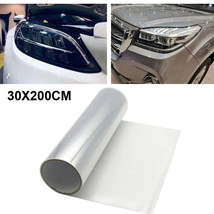 30cm Car Transparent Light Protector Film Bumper Hood Paint Protection Head - £20.31 GBP