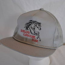 VTG Richland Carrousel Park Trucker Style Baseball Hat/Cap - £23.65 GBP