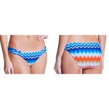 $105 Shoshanna Loop Side Bikini Bottoms X Large 14 16 Zigzag Swim Happy ... - $31.68