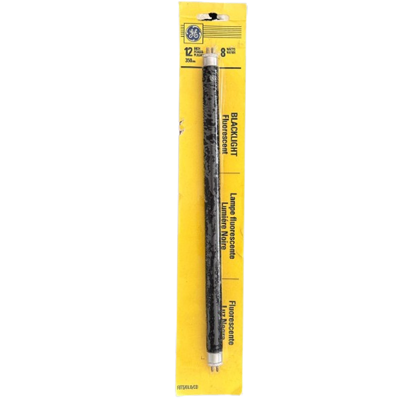 GE Blacklight Fluorescent Lamp 8 Watts 12-Inch, 350nm UV, New - $12.86