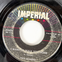Fats Domino – I Want To Walk You Home 7" Record 1959 Imperial Rock &amp; Rol... - $4.74
