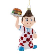 BIG BOY ORNAMENT 5&quot; Bobs Iconic Fast Food Burger Restaurant Mascot Chris... - $26.95