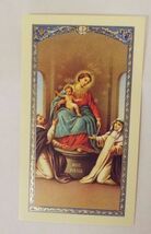 Estampa de oración Ofrecimiento del Santo Rosario/Spanish Prayer Card, New - $2.78 CAD