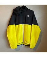 The North Face Men XL Windwall Hood Jacket Windbreaker Yellow Black Full... - $1,086.58 MXN