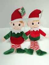 Christmas House Plush Girl and Boy Pixie on a Shelf - 13&quot; - New - £5.02 GBP