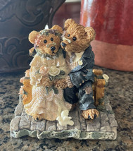 Boyds Bears Vintage Wedding Couple Grenville and Beatrice Best Friends 1993 - £23.22 GBP