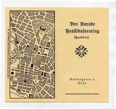 The Norwegian Housekeeping Association Brochure Oslo  - $17.82