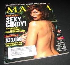 Maxim Magazine 096 Dec 2005 Cindy Crawford Nfl Wedge Buster Xmas Gifts Beer Sex - £10.38 GBP