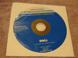 Dell Reinstalling Sonic RecordNow 7.3 Deluxe Software CD - £7.09 GBP