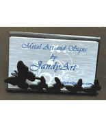 Butterfly Decorative Metal Business Card BC Display Holder for Desk/Table - $27.00