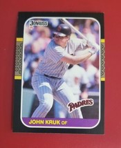 1987 Donruss John Kruk Rookie Rc #328 San Diego Padres Free Shipping - $1.82