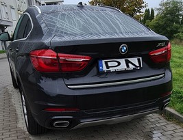 BMW X6 F16, F86 2014- Chrome Trunk Trim - Tailgate Accent - Premium Car ... - $25.27