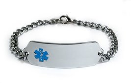 GASTRIC Bypass Patient Medical ID Alert Bracelet with Embossed Emblem fr... - $29.99