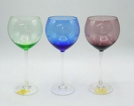 Lenox 9” Globo Joya Color Copas de Vino Conjunto De 3 - $60.07