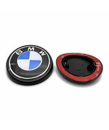 BMW E70 X5 Rear Tailgate Trunk Badge Emblems Blue - Black Case - $373.20 MXN