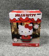 Gemmy HELLO KITTY 4.5’  Airblown Christmas Inflatable Lights Sanrio Berr... - £50.71 GBP