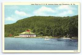 Postcard Lake Floyd on US 50 Between Salem &amp; Clarksburg WV - £3.55 GBP