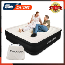 Air Mattress W/Built In Pump - Luxury Double High Inflatable Bed for Home - £102.47 GBP