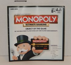2015 Hasbro Monopoly Ultimate Banking Board Game Replacement Instruction... - $4.88