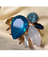 Beautiful Erickson Beamon Rocks Green Ring Size 6 - $172.66