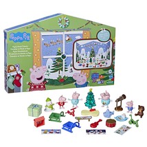 Peppa Pig Peppas Kids Advent Calendar, Contains 24 Surprise Toys, 4 Holiday Pepp - £23.72 GBP