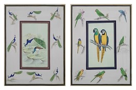 Bride Miniature Handmade Painting wall Decor set of 2 | 11x8 Inches - £180.09 GBP