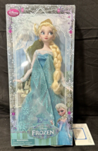 Disney Store Parks Authentic The Original classic Frozen Elsa doll 12&quot; Figure - £44.70 GBP