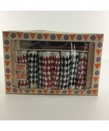 Party Set Of Hi-Jacs 16 Piece Set Swizzle Sticks Drink Glass Sleeve Card... - $44.61 CAD