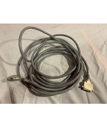 SERIAL MALE TO FEMALE END 35 FOOT GRAY CONNECTION COMPUTER CABLE - $22.94