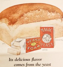 1925 Northwestern Magic Yeast Foam Tablets Bread Advertisement Baking Do... - £19.33 GBP