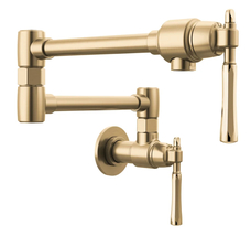 Brizo 62858LF-GLPG Tulham 4 GPM Pot Filler Faucet - Luxe Gold / Polished... - $589.90