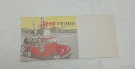 1962 Jeep Universal CJ-6 CJ6 Vintage Original Car Sales Brochure Fc2 - $19.00