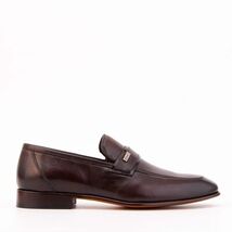 The Ashford Brown Baby Buffalo Leather Loafer Men Shoe image 3