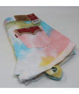 Levi&#39;s Girls&#39; Jean Shortalls  Sunny Demin Colofull Tie-Dye Short-Overall... - $167.87 MXN