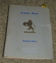 1958/1959 Cruise Newa Cunard Cruise Lines Booklet w/ memorabilia - £110.27 GBP